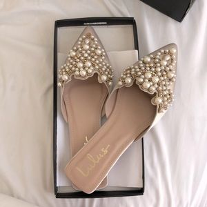 Never worn pearl shoes